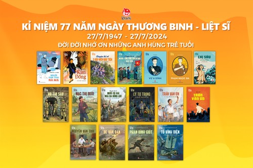 Bộ sách “Những anh hùng trẻ tuổi” Tôn vinh những người con đất Việt sống mãi với non sông - ảnh 1