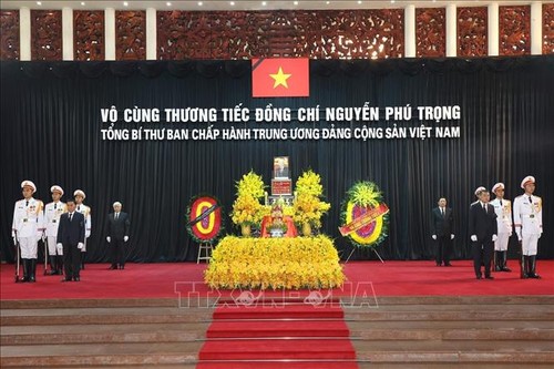 Điện, thư chia buồn Tổng Bí thư Nguyễn Phú Trọng từ trần - ảnh 1