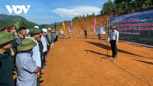 Khởi công khu tái định cư Làng Nủ - ảnh 1