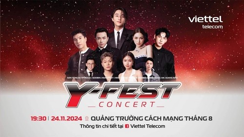 Siêu nhạc hội Viettel Y-Fest 2024 được tổ chức tại Phố đi bộ Hà Nội vào ngày 24/11 - ảnh 1