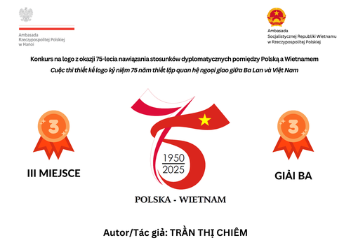 Công bố các thiết kế chiến thắng Cuộc thi thiết kế logo kỷ niệm 75 năm quan hệ ngoại giao Việt Nam - Ba Lan (1950-2025) - ảnh 5