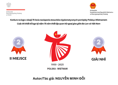Công bố các thiết kế chiến thắng Cuộc thi thiết kế logo kỷ niệm 75 năm quan hệ ngoại giao Việt Nam - Ba Lan (1950-2025) - ảnh 4