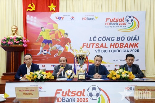 Giải Futsal HDBank Vô địch Quốc gia 2025 diễn ra tại Hà Nội và thành phố Hồ Chí Minh - ảnh 1