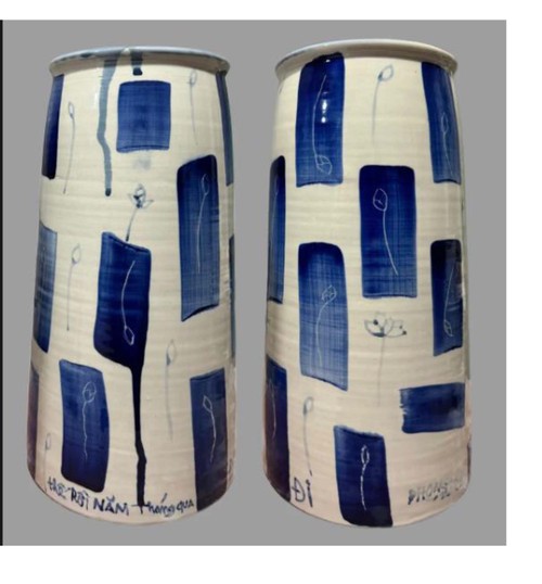 Họa sĩ Lê Thiết Cương: “Gốm Thiệp” - cuộc hội ngộ đa thanh, đa sắc  - ảnh 4