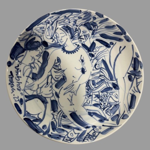 Họa sĩ Lê Thiết Cương: “Gốm Thiệp” - cuộc hội ngộ đa thanh, đa sắc  - ảnh 5