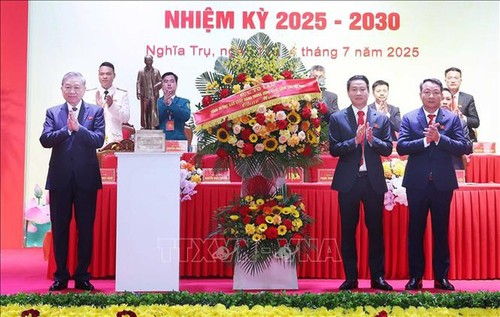 Tổng Bí thư Tô Lâm dự Đại hội Đảng bộ xã Nghĩa Trụ, tỉnh Hưng Yên  - ảnh 1