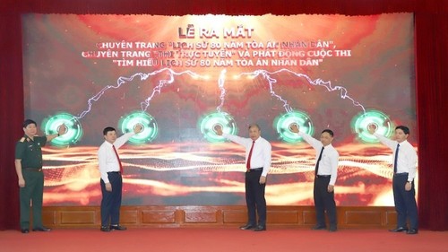 Ra mắt Chuyên trang đặc biệt và phát động cuộc thi “Tìm hiểu lịch sử 80 năm Tòa án nhân dân” - ảnh 1