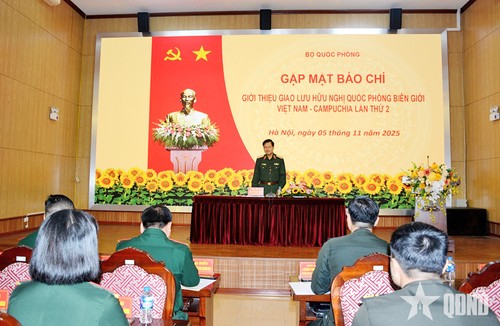 Giao lưu hữu nghị Quốc phòng biên giới Việt Nam-Campuchia lần thứ 2 diễn ra từ ngày 12 - 14/11 - ảnh 1