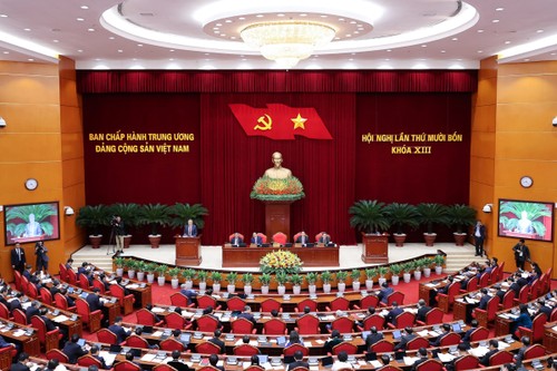 Thông cáo báo chí về ngày làm việc thứ nhất Hội nghị Trung ương 14 - ảnh 1