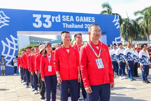 SEA Games 33: Lễ thượng cờ gửi thông điệp đoàn kết tới cộng đồng ASEAN - ảnh 1