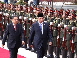 ประธานาธิบดีอินโดนีเซียเยือนประเทศลาวอย่างเป็นทางการ - ảnh 1