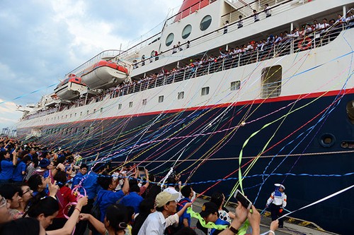 พิธีส่งเรือเยาวชนเอเชียตะวันออกเฉียงใต้-ญี่ปุ่นออกจากเวียดนาม - ảnh 1