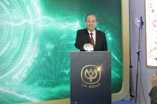 พิธีเปิดตัวโครงการเลี้ยงไก่แปรรูปครบวงจรเพื่อการส่งออก CPV Food Binh Phuoc ที่ใหญ่ที่สุดในเอเชียตะวันออกเฉียงใต้ - ảnh 1