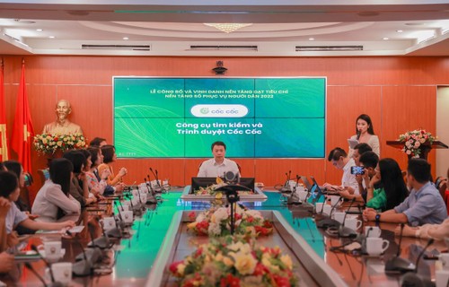 Cốc Cốc ได้มาตรฐานแพลตฟอร์มดิจิทัลให้บริการประชาชนประจำปี 2022 - ảnh 1