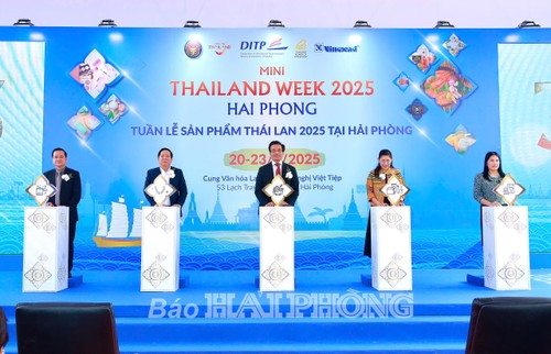 เปิดสัปดาห์สินค้าไทยปี 2025 ณ นครไฮฟอง - ảnh 1