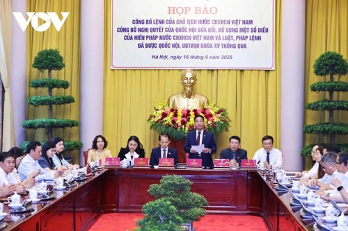 ประกาศมติของสภาแห่งชาติเกี่ยวกับการแก้ไขและเพิ่มเติมบางมาตราของรัฐธรรมนูญ - ảnh 1