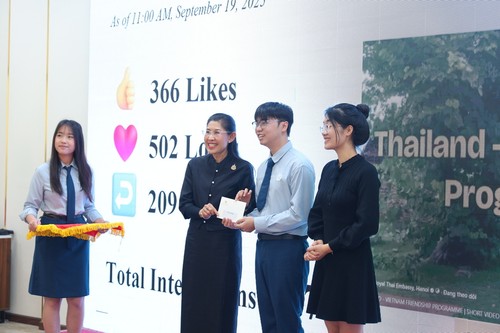 มิตรภาพข้ามพรมไทย-เวียดนาม เยาวชนสานสัมพันธ์จากใจสู่ใจ - ảnh 3
