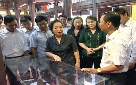 Vicepresidenta de Vietnam Nguyen Thi Doan visita provincia de Thai Binh - ảnh 1