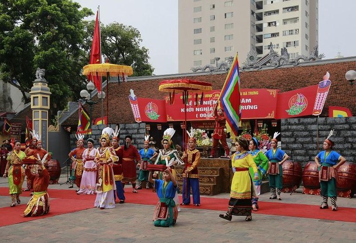 Hanói celebra 1979 años del alzamiento de las dos hermanas Trung - ảnh 1