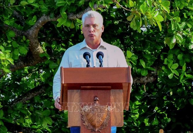 Jefe de Estado cubano felicita a su par ruso por los 75 años de la victoria sobre el fascismo  - ảnh 1