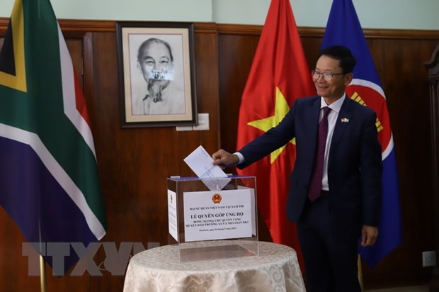 Compatriotas en Sudáfrica contribuyen a la defensa de territorios marítimos e insulares de Vietnam - ảnh 1