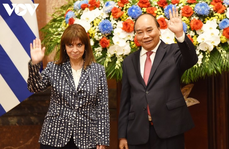 Entretien Nguyên Xuân Phuc - Katerina Sakellaropoulou - ảnh 1