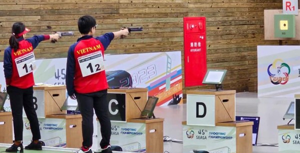 Tiro vietnamita obtuvo 9 medallas de oro en 45º Campeonato del Sudeste Asiático - ảnh 1