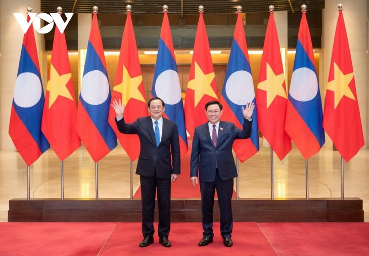 Titular del Parlamento recibe al Primer Ministro de Laos - ảnh 1