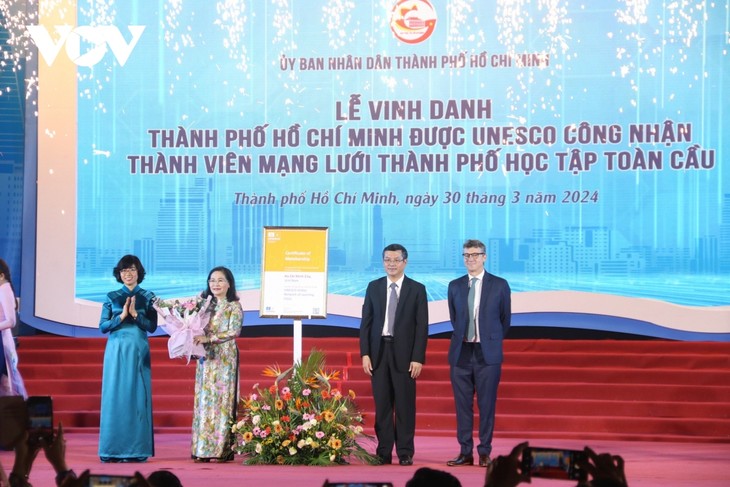 Ciudad Ho Chi Minh: Miembro de la Red Mundial de Ciudades del Aprendizaje - ảnh 1