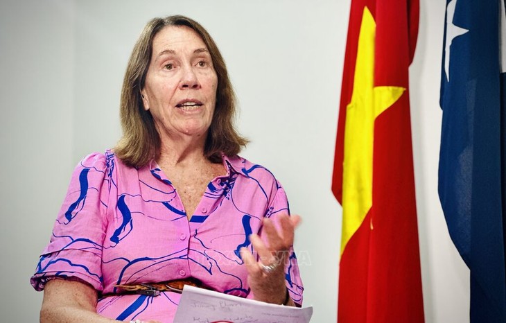 Finaliza la visita de la Presidenta del Senado australiano a Vietnam - ảnh 1