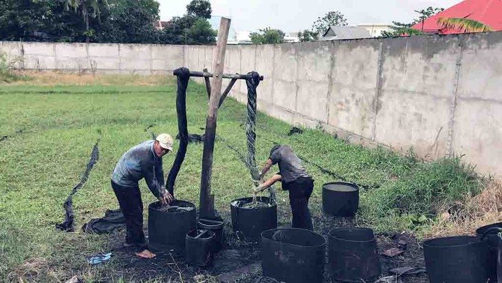 Aldea de Tan Chau: Tierra de elaboración centenaria de seda premium Lanh My A - ảnh 1