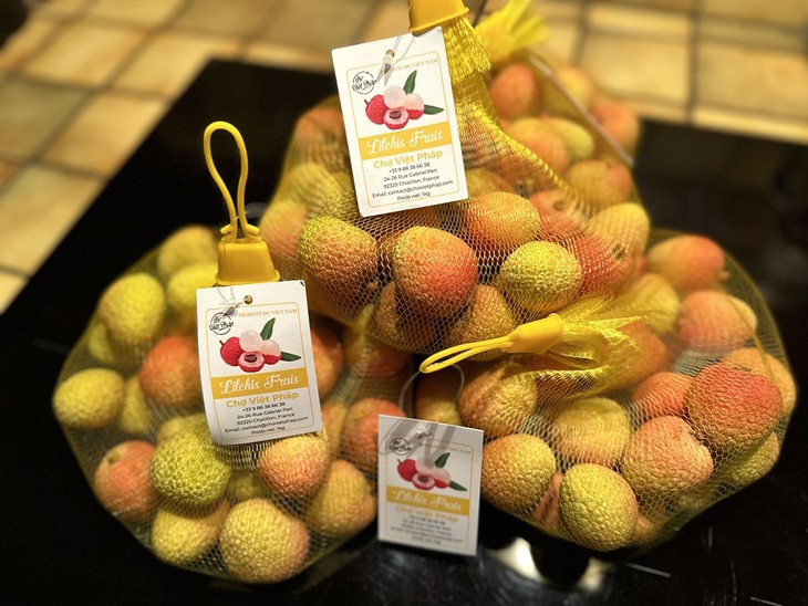 El lichi vietnamita de la cosecha 2025 llega al mercado francés - ảnh 3
