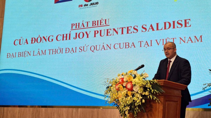 Conmemoración en Hanói del 72.º aniversario del Asalto al Moncada, heroica gesta revolucionaria de Cuba  - ảnh 1