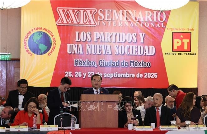 Vietnam reafirma su visión estratégica en foro internacional de partidos de izquierda - ảnh 1