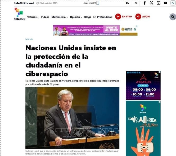 Convención de Hanói: Medios latinoamericanos destacan papel y prestigio de Vietnam - ảnh 2