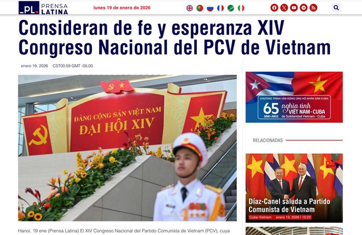 Prensa Latina inaugura una sección especial dedicada al gran acontecimiento del PCV - ảnh 1