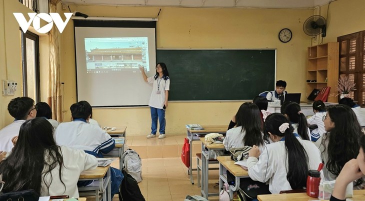 Nguyen Thu Quyen, pionera en la incorporación de la realidad virtual a la enseñanza de la Historia - ảnh 3