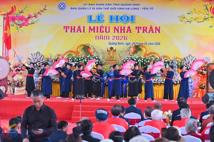 Arranca Festival Thai Mieu de la dinastía Tran, punto de convergencia espiritual del patrimonio mundial - ảnh 1