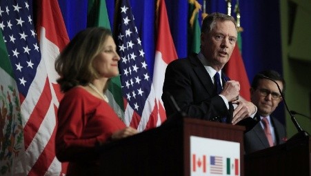 Los tres países norteamericanos empiezan la quinta ronda de negociaciones de TLCAN - ảnh 1