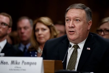 Mike Pompeo juramenta como Secretario de Estado de Estados Unidos  - ảnh 1