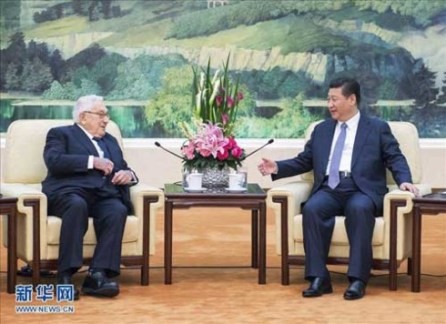 Presidente de China recibe a ex diplomático estadounidense  - ảnh 1