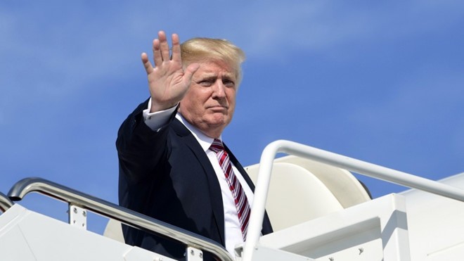 Trump inicia visita a Japón - ảnh 1