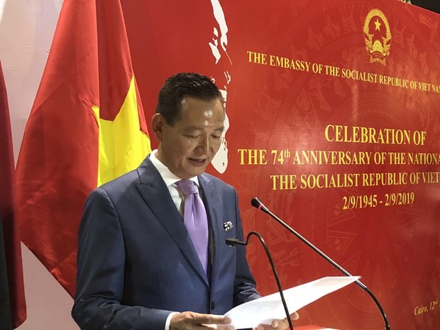 Conmemoran Día Nacional de Vietnam en Egipto y Estados Unidos - ảnh 1