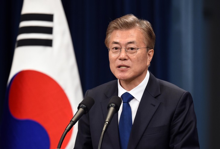 Moon Jae-in reafirma compromiso de ser sede de Juegos Olimpicos de verano 2032 con Corea del Norte - ảnh 1