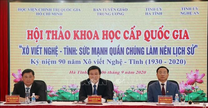 Reafirman la importancia del movimiento Soviet Nghe-Tinh en el éxito de la revolución vietnamita  - ảnh 1