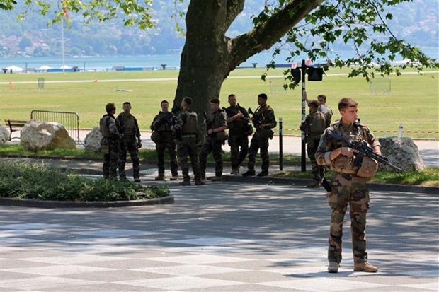 Ataque con cuchillo en Francia deja niños heridos - ảnh 1