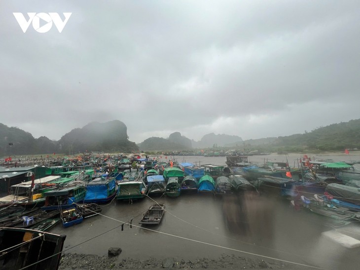 El tifón Yagi golpea Hai Phong y Quang Ninh con ráfagas de nivel 13 - ảnh 3