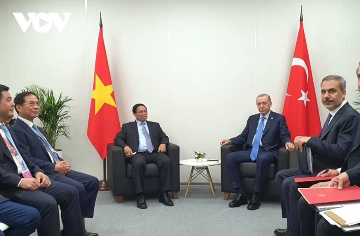 Premier de Vietnam dialoga con líderes mundiales en Kazán - ảnh 1