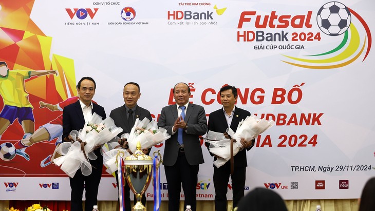 Dieciséis equipos compiten en Copa Nacional de Fútbol Sala HDBank 2024 en Ciudad Ho Chi Minh - ảnh 1