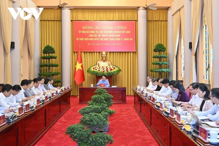 Quang Ninh necesita una posición de liderazgo en el Delta del Norte, orienta Presidente - ảnh 1